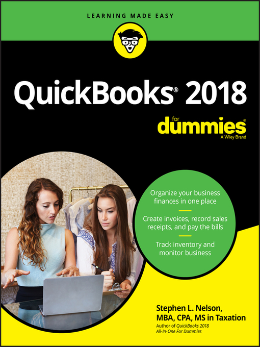 Title details for QuickBooks 2018 For Dummies by Stephen L. Nelson - Wait list